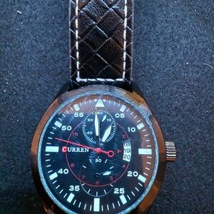 Curren Black and Brown Watch
